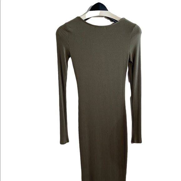 Love Fire long sleeve dress with lace-up front - Picture 3 of 4